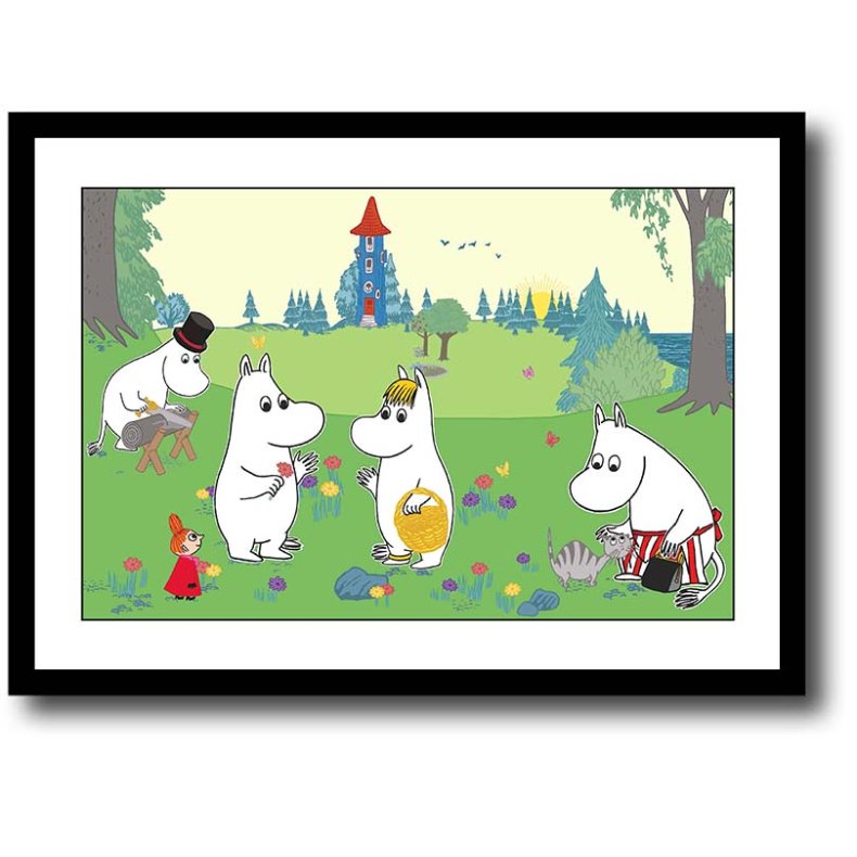 Mumi plakat 30x40cm i ramme