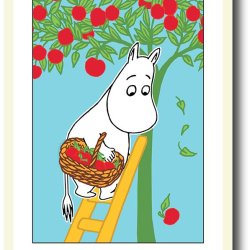 Mumi plakat 30x40cm i ramme