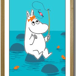 Mumi plakat 30x40cm i ramme