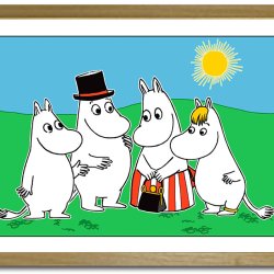 Mumi plakat 30x40cm i ramme