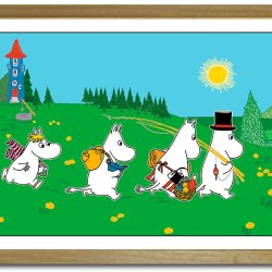 Mumi plakat 30x40cm i ramme