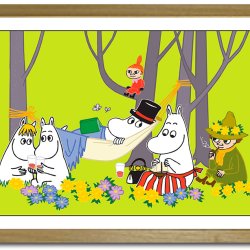 Mumi plakat 30x40cm i ramme