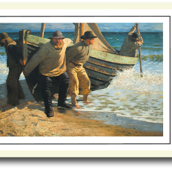 Skagen plakat 30x40cm i ramme