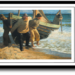 Skagen plakat 30x40cm i ramme