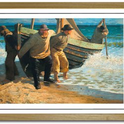 Skagen plakat 30x40cm i ramme