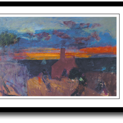 Oluf Hst plakat 30x40cm i ramme