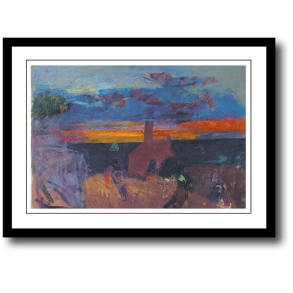 Oluf Hst plakat 30x40cm i ramme