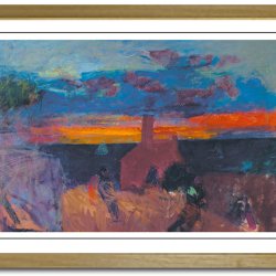 Oluf Hst plakat 30x40cm i ramme