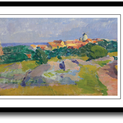 Oluf Hst plakat 30x40cm i ramme