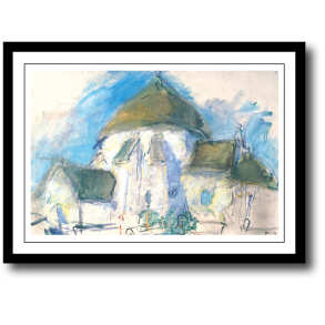 Oluf Hst plakat 30x40cm i ramme