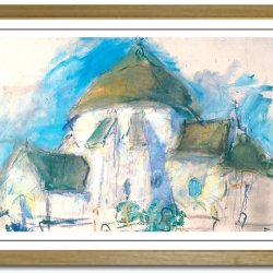 Oluf Hst plakat 30x40cm i ramme