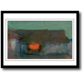 Oluf Hst plakat 30x40cm i ramme