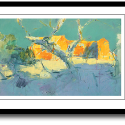 Oluf Hst plakat 30x40cm i ramme