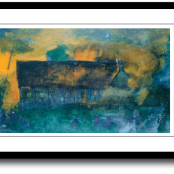 Oluf Hst plakat 30x40cm i ramme