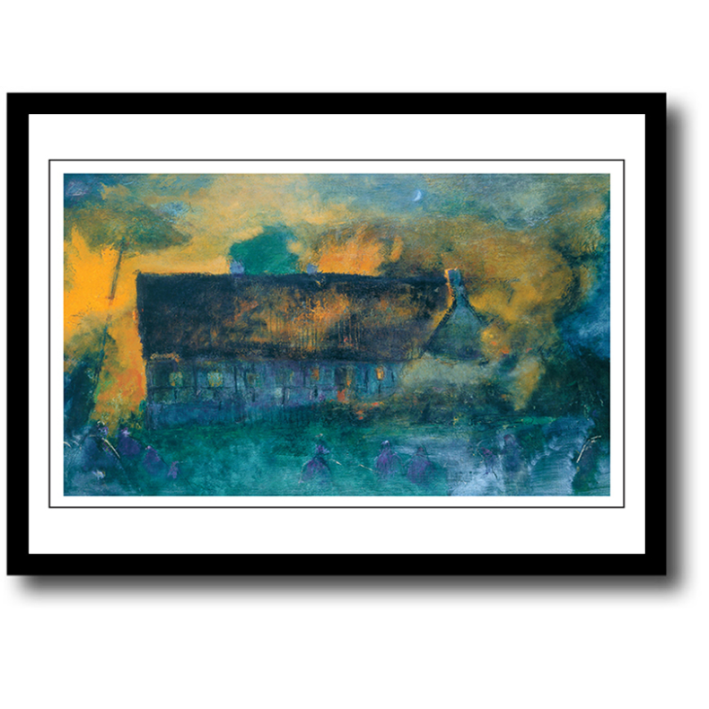 Oluf Hst plakat 30x40cm i ramme