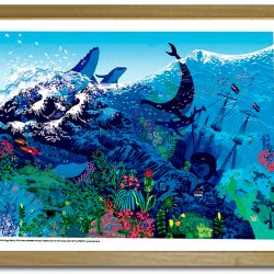 Peggy Nille plakat 30x40cm i ramme