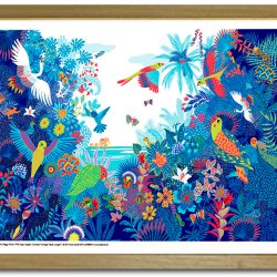 Peggy Nille plakat 30x40cm i ramme