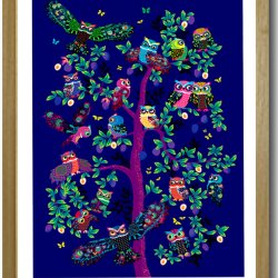 Peggy Nille plakat 30x40cm i ramme