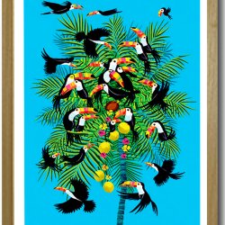 Peggy Nille plakat 30x40cm i ramme