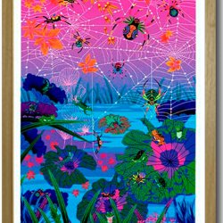 Peggy Nille poster 30x40cm in frame