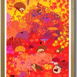 Peggy Nille poster 30x40cm in frame