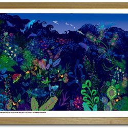 Peggy Nille plakat 30x40cm i ramme