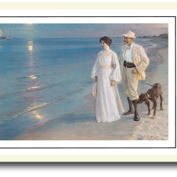 Skagen plakat 30x40cm i ramme