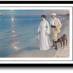 Skagen plakat 30x40cm i ramme