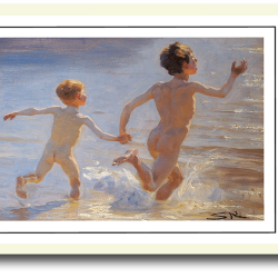 Skagen plakat 30x40cm i ramme