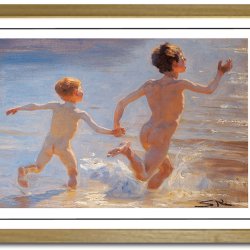 Skagen plakat 30x40cm i ramme