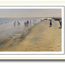 Skagen plakat 30x40cm i ramme