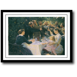 Skagen plakat 30x40cm i ramme