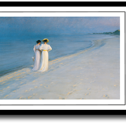 Skagen plakat 30x40cm i ramme