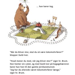 Hr. Brum krer tog hver tirsdag