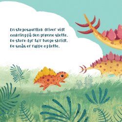 En lille stegosaurus