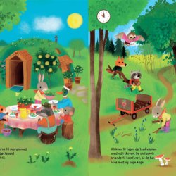 Dagens gang i lille skovby