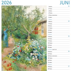 Carl Larsson kalender 2026