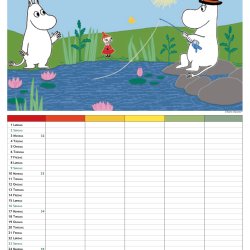 Mumi familiekalender 2026