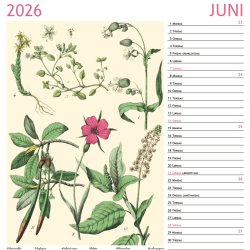Natur - Flora kalender 2026