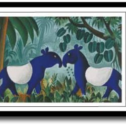 Scherfig plakat 30x40cm i ramme