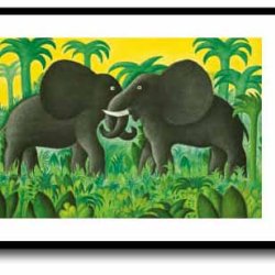 Scherfig plakat 60x80cm i ramme