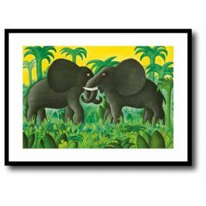 Scherfig plakat 60x80cm i ramme