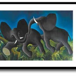 Scherfig plakat 60x80cm i ramme