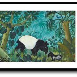 Scherfig plakat 60x80cm i ramme