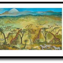 Scherfig plakat 60x80cm i ramme