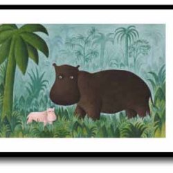 Scherfig plakat 60x80cm i ramme