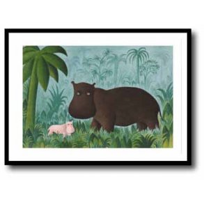 Scherfig plakat 60x80cm i ramme