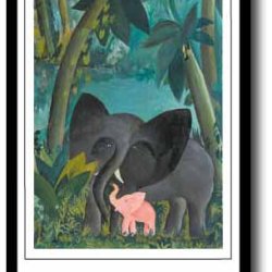 Scherfig plakat 60x80cm i ramme