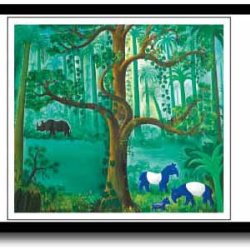 Scherfig plakat 30x40cm i ramme