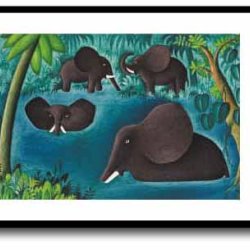 Scherfig plakat 60x80cm i ramme